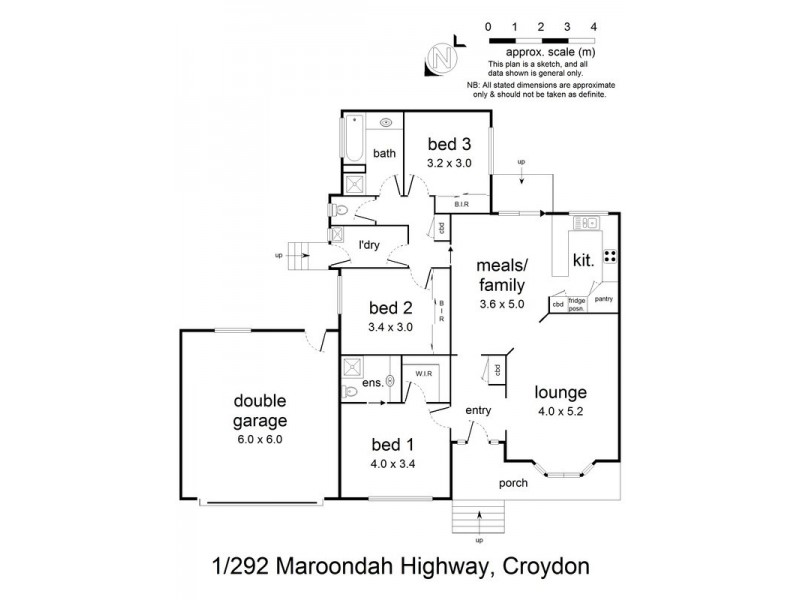 1/292 Maroondah Highway, Croydon VIC 3136 Floorplan