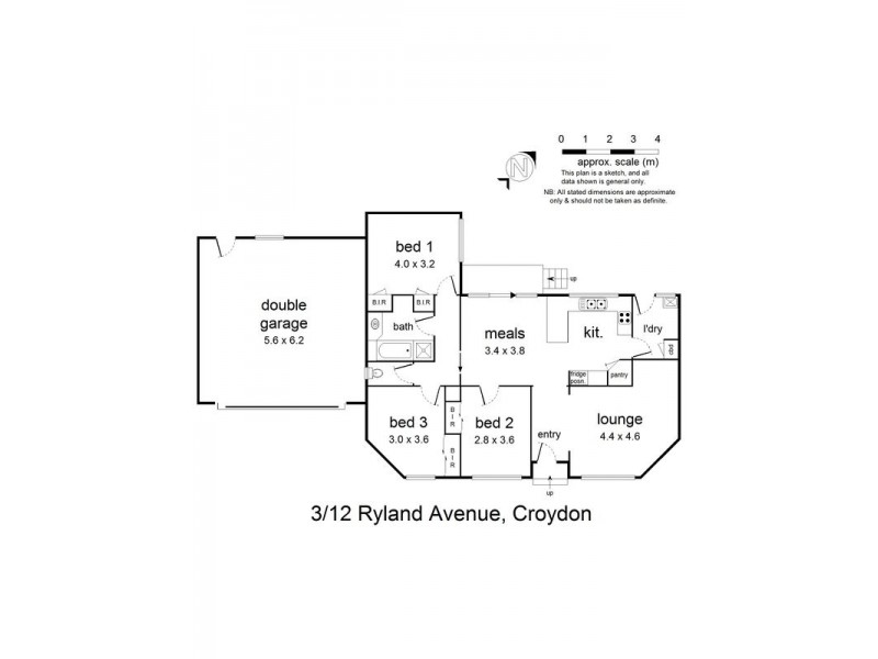 3/12 Ryland Avenue, Croydon VIC 3136 Floorplan