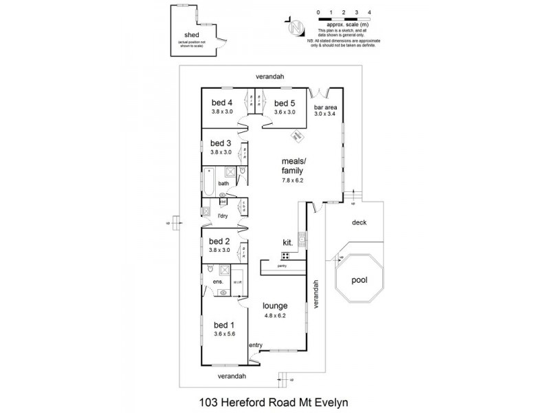 103 Hereford Road, Mount Evelyn VIC 3796 Floorplan