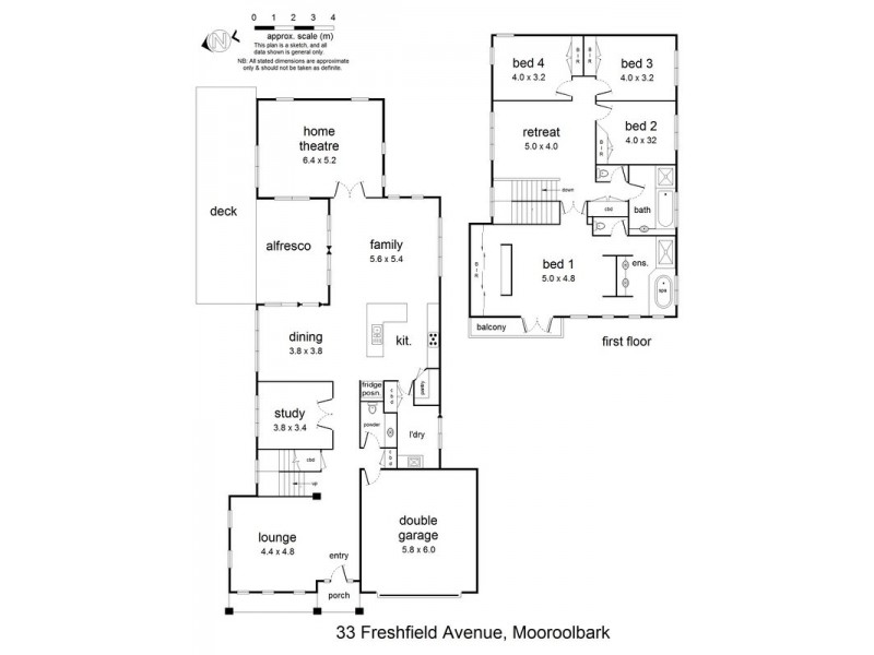 33 Freshfield Avenue, Mooroolbark VIC 3138 Floorplan