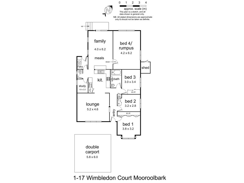 1/17 Wimbledon Court, Mooroolbark VIC 3138 Floorplan