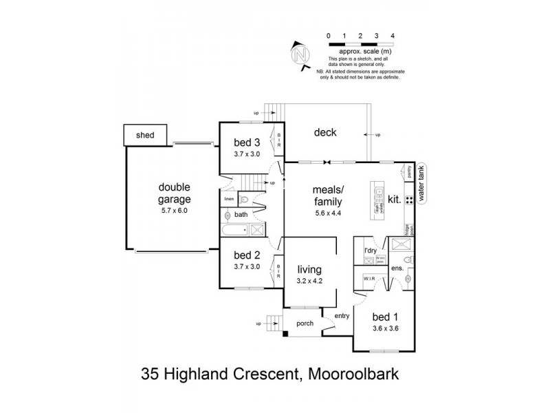 35 Highland Crescent, Mooroolbark VIC 3138 Floorplan