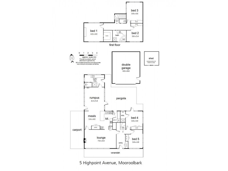 5 Highpoint Avenue, Mooroolbark VIC 3138 Floorplan