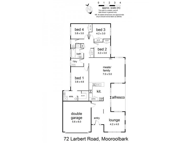 72 Larbert Road, Mooroolbark VIC 3138 Floorplan
