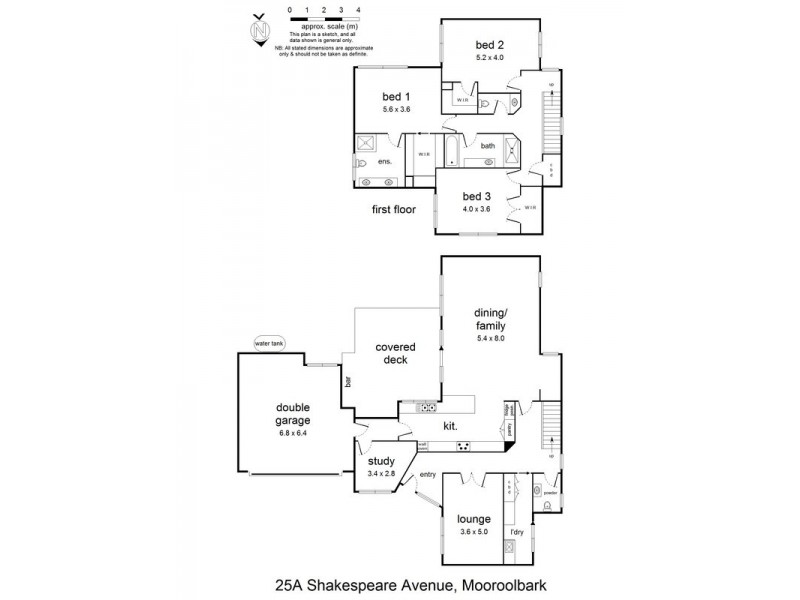 25a Shakespeare Avenue, Mooroolbark VIC 3138 Floorplan