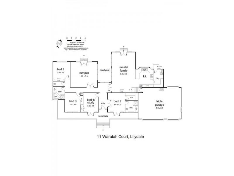 11 Waratah Court, Lilydale VIC 3140 Floorplan