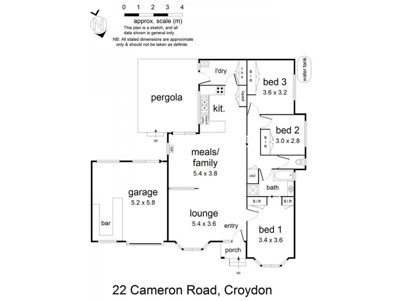 22 Cameron Road, Croydon VIC 3136 Floorplan