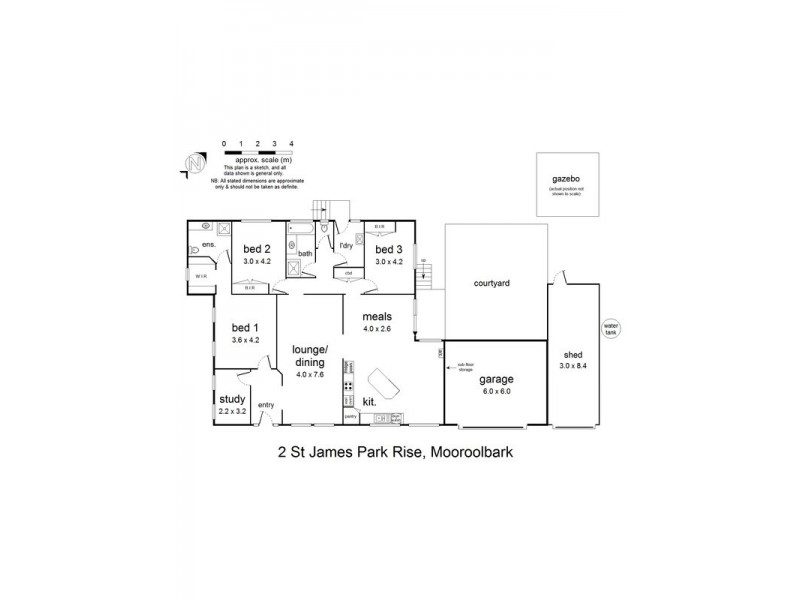 2 St James Park Rise, Mooroolbark VIC 3138 Floorplan
