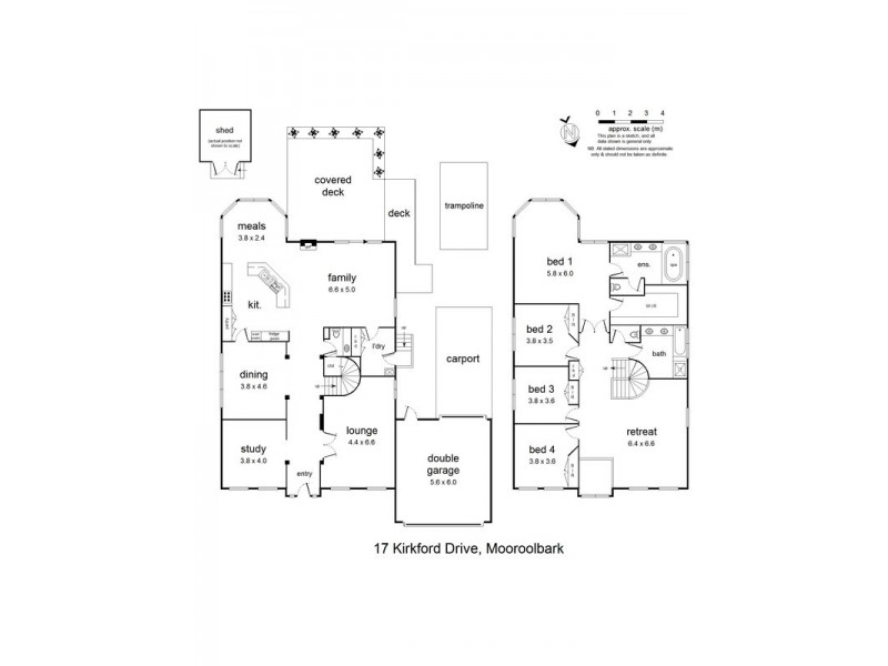 17 Kirkford Drive, Mooroolbark VIC 3138 Floorplan