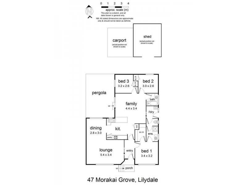 47 Morokai Grove, Lilydale VIC 3140 Floorplan