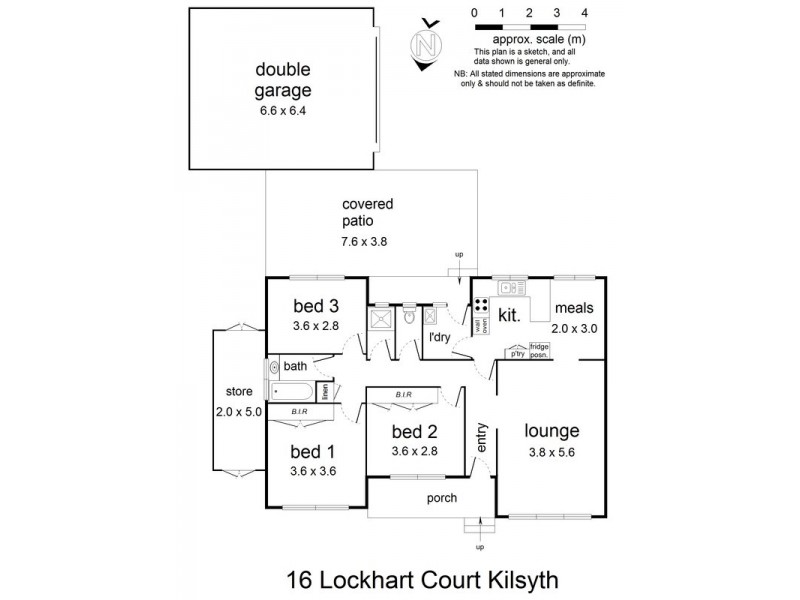 16 Lockhart Court, Kilsyth VIC 3137 Floorplan
