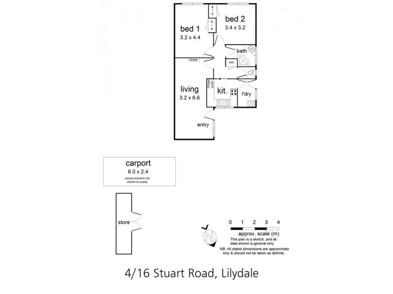4/16 Stuart Road, Lilydale VIC 3140 Floorplan
