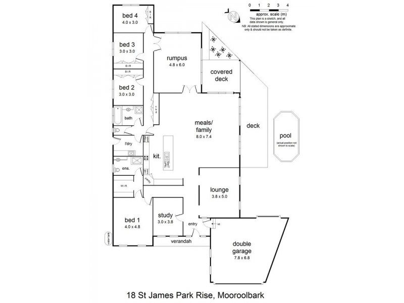 18 St James Park Rise, Mooroolbark VIC 3138 Floorplan