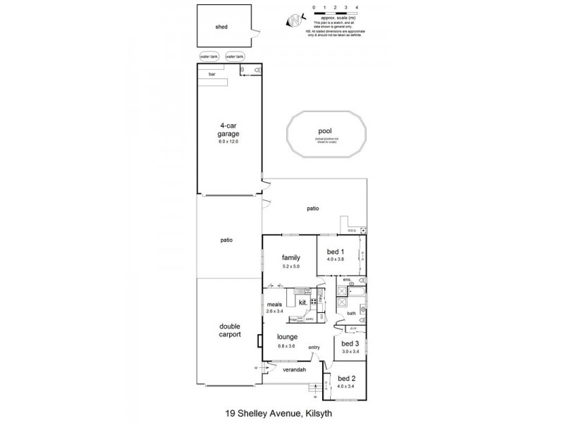 19 Shelley Avenue, Kilsyth VIC 3137 Floorplan