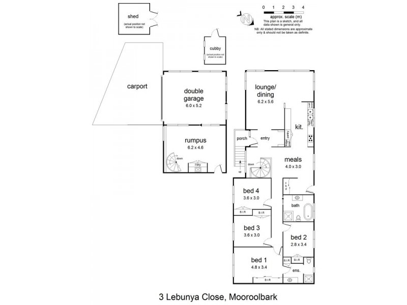 3 Lebunya Close, Mooroolbark VIC 3138 Floorplan