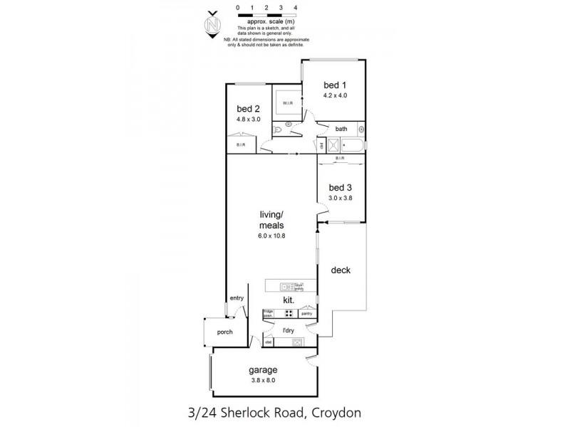 3/24 Sherlock Road, Croydon VIC 3136 Floorplan