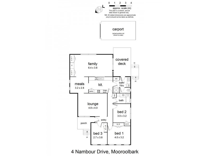 4 Nambour Drive, Mooroolbark VIC 3138 Floorplan