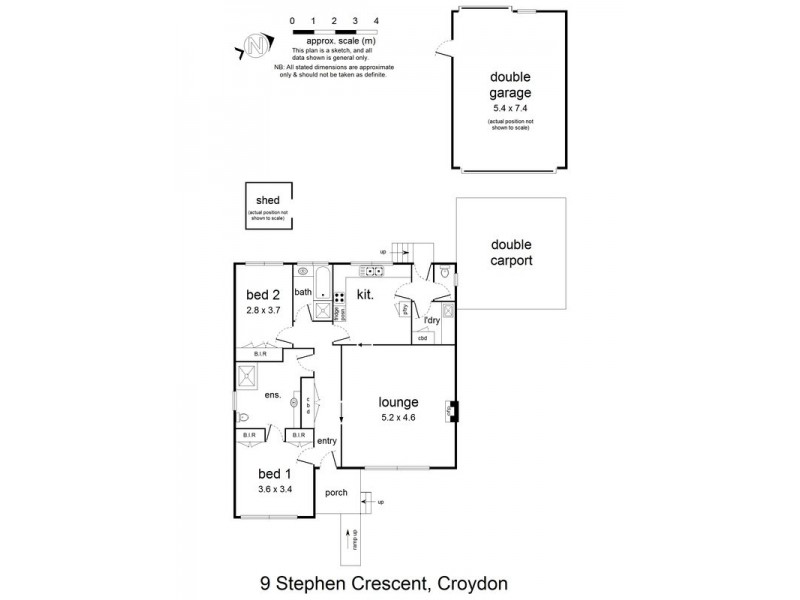 9 Stephen Crescent, Croydon VIC 3136 Floorplan