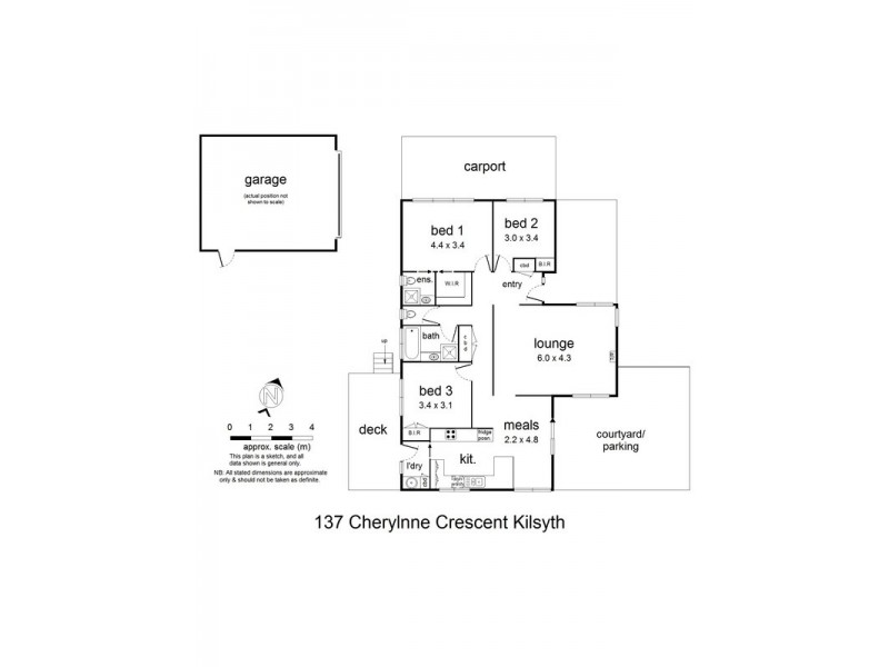 137 Cherylnne Crescent, Kilsyth VIC 3137 Floorplan