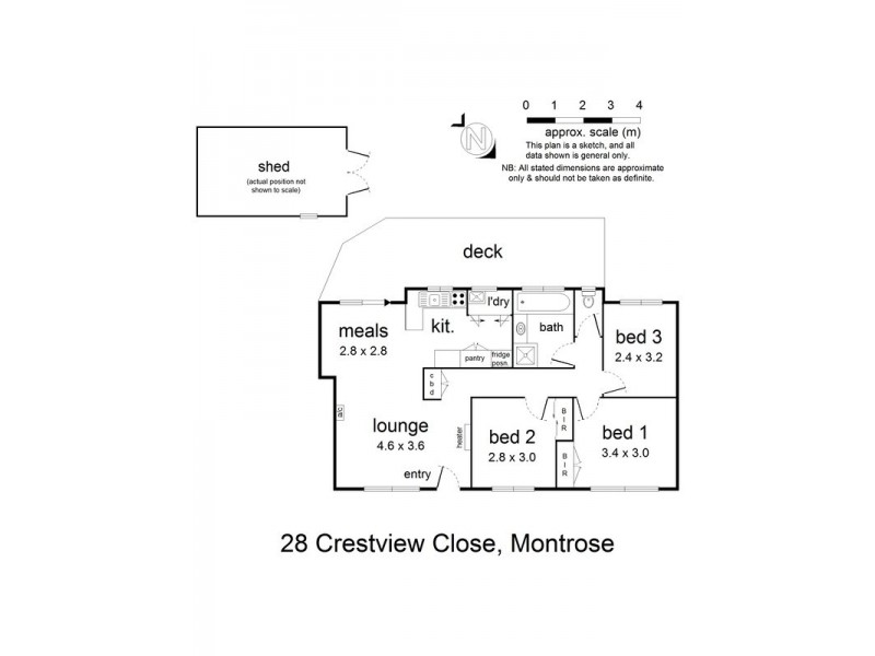 28 Crestview Close, Montrose VIC 3765 Floorplan