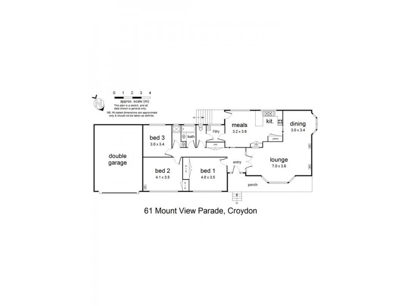 61 Mount View Parade, Croydon VIC 3136 Floorplan