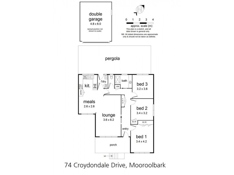 74 Croydondale Drive, Mooroolbark VIC 3138 Floorplan