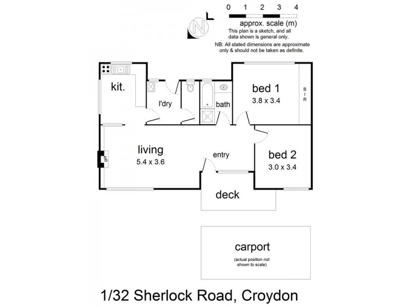 1/32 Sherlock Road, Croydon VIC 3136 Floorplan