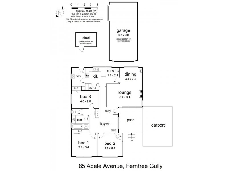 85 Adele Avenue, Ferntree Gully VIC 3156 Floorplan