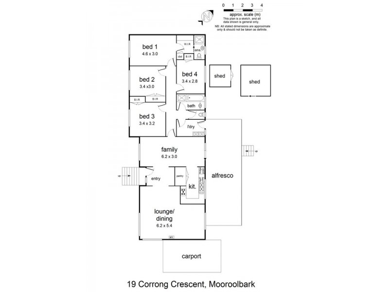 19 Corrong Crescent, Mooroolbark VIC 3138 Floorplan