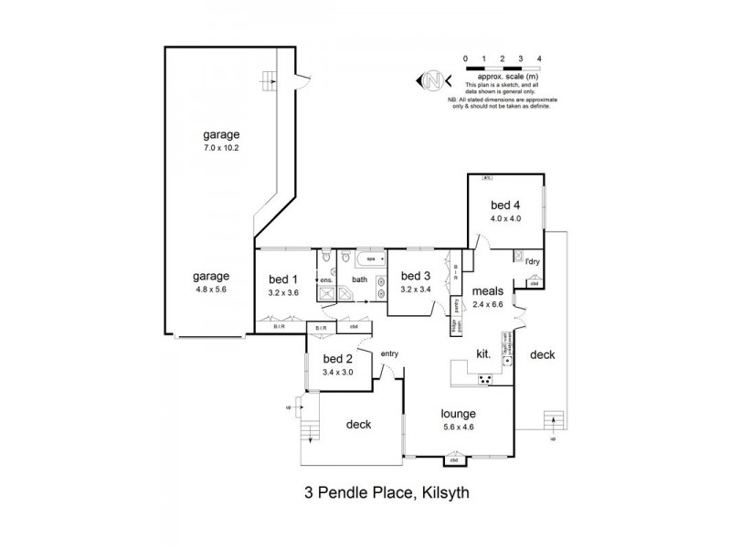 3 Pendle Place, Kilsyth VIC 3137 Floorplan
