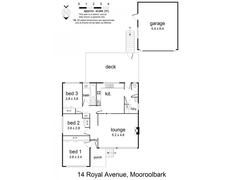 14 Royal Avenue, Mooroolbark VIC 3138 Floorplan