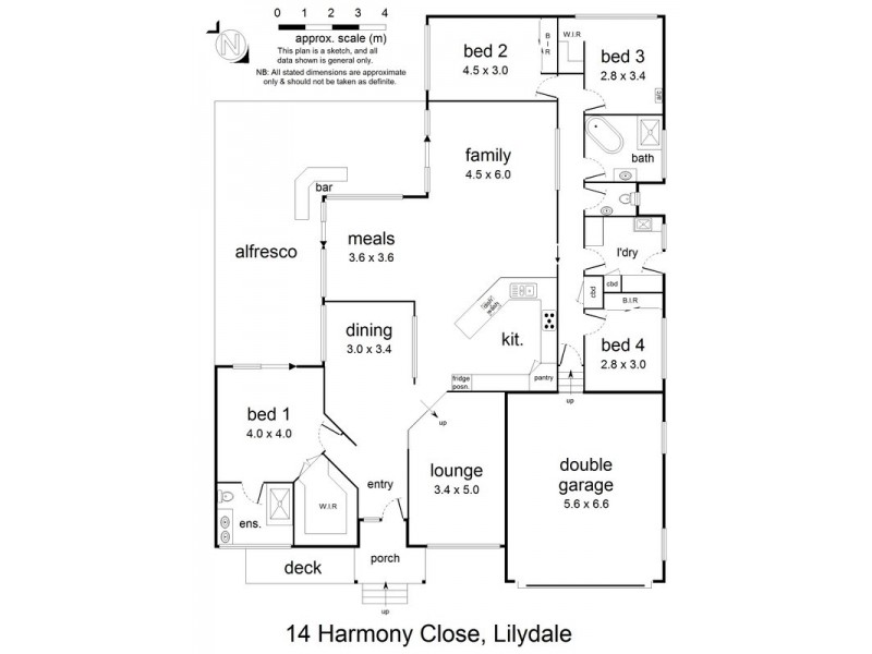 14 Harmony Close, Lilydale VIC 3140 Floorplan
