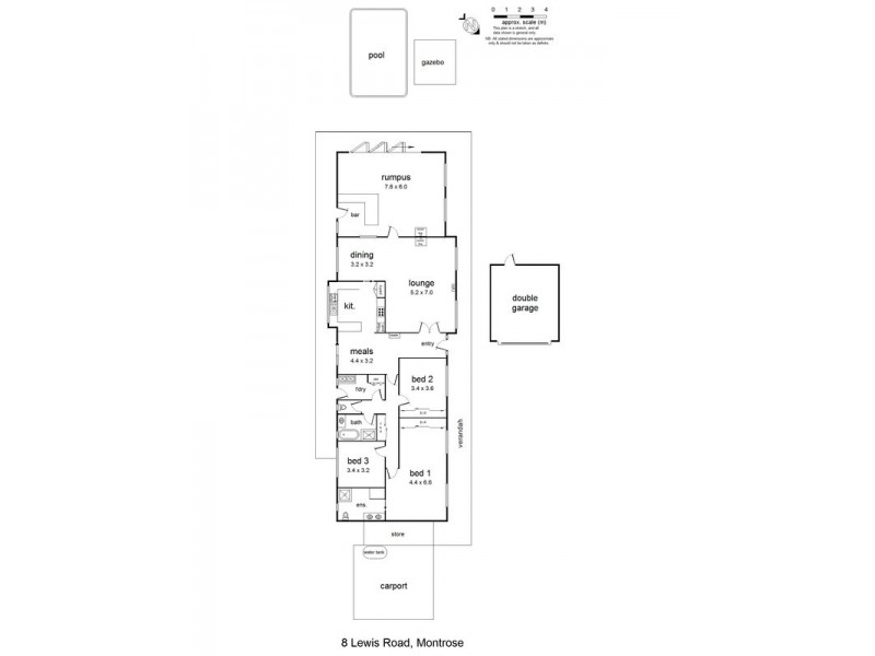8 Lewis Road, Montrose VIC 3765 Floorplan