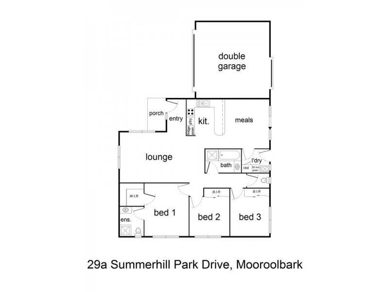 29a Summerhill Park Drive, Mooroolbark VIC 3138 Floorplan
