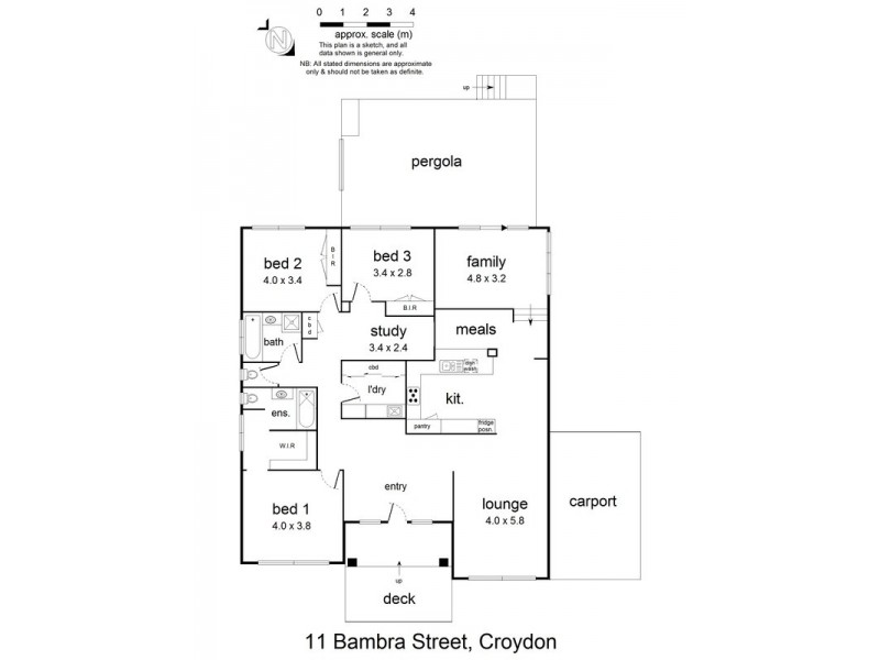 11 Bambra Street, Croydon VIC 3136 Floorplan