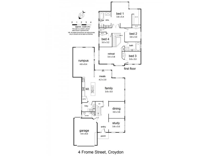 4 Frome Street, Croydon VIC 3136 Floorplan