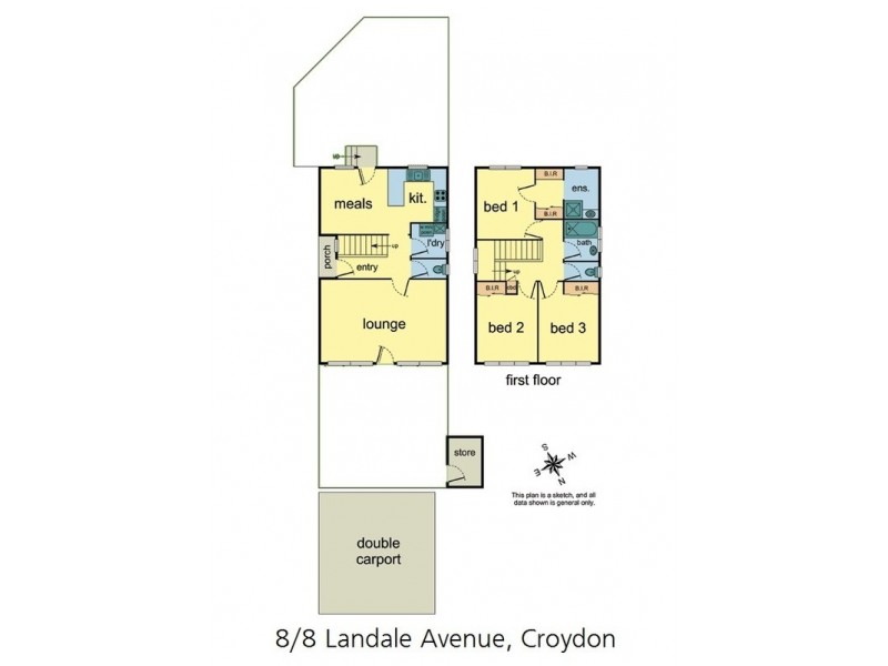 8/8 Landale Avenue, Croydon VIC 3136 Floorplan