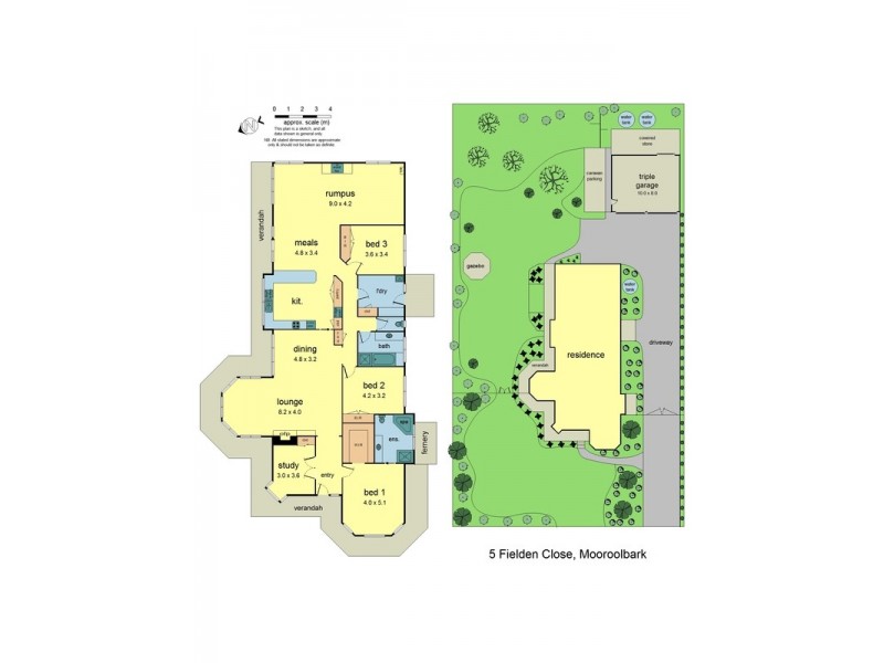 5 Fielden Close, Mooroolbark VIC 3138 Floorplan