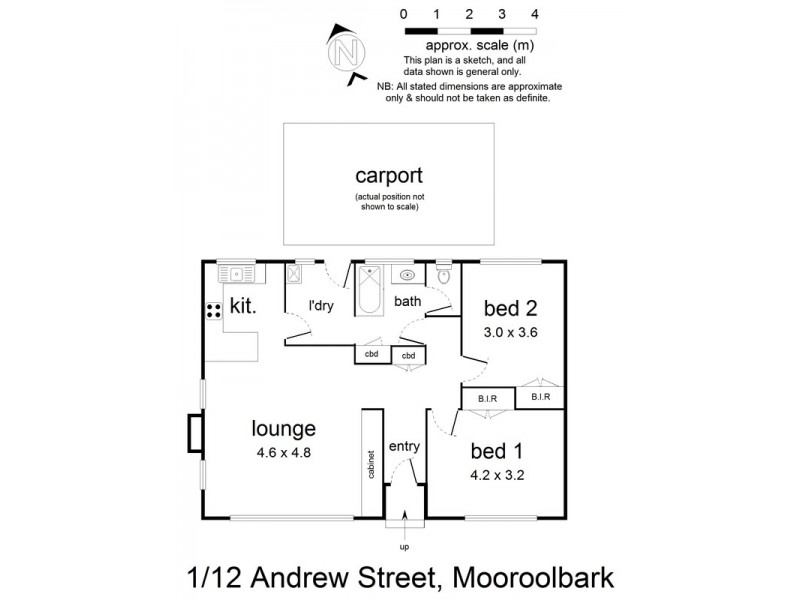 1/12 Andrew Street, Mooroolbark VIC 3138 Floorplan