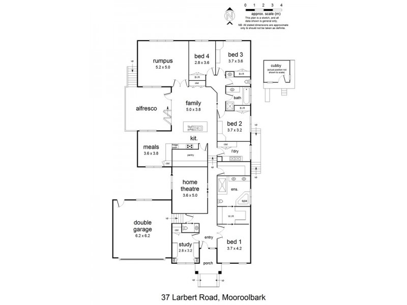 37 Larbert Road, Mooroolbark VIC 3138 Floorplan