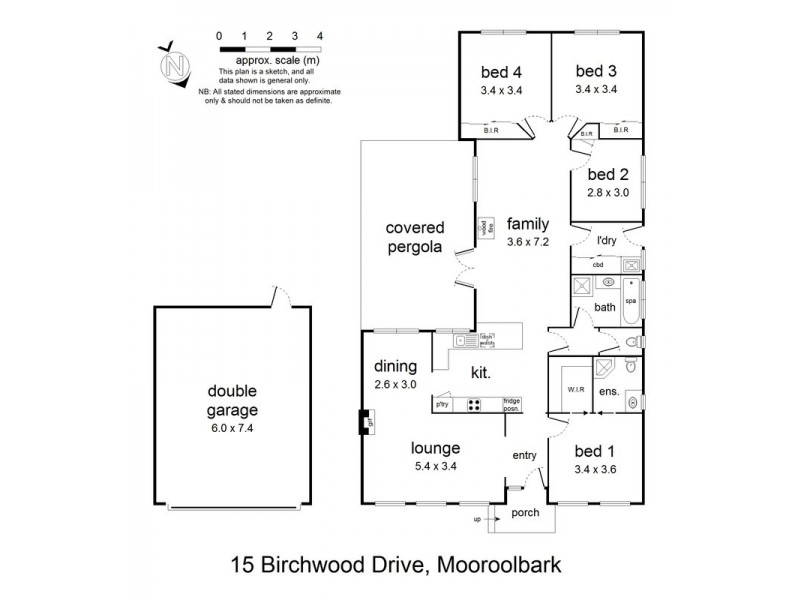 15 Birchwood Drive, Mooroolbark VIC 3138 Floorplan