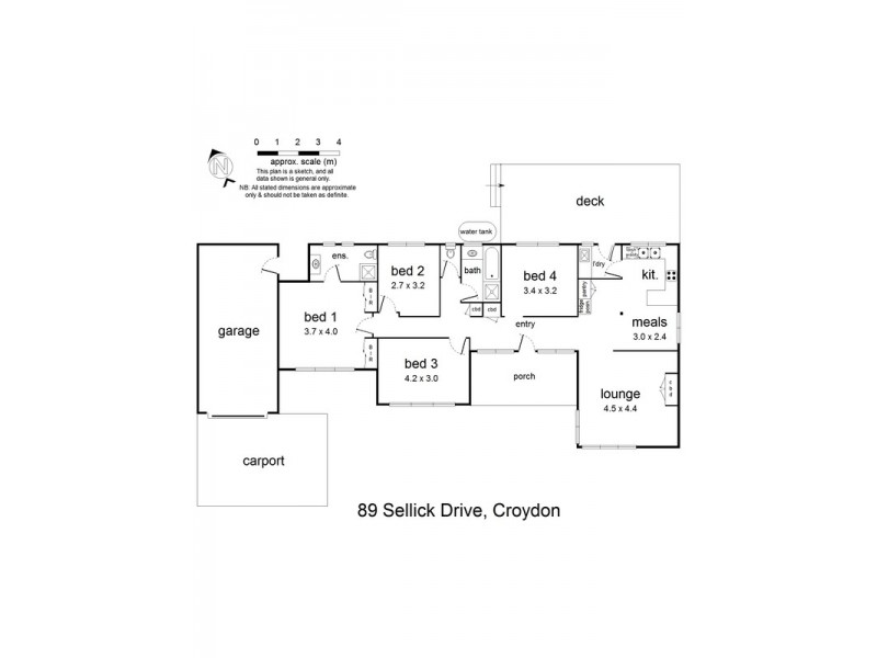 89 Sellick Drive, Croydon VIC 3136 Floorplan