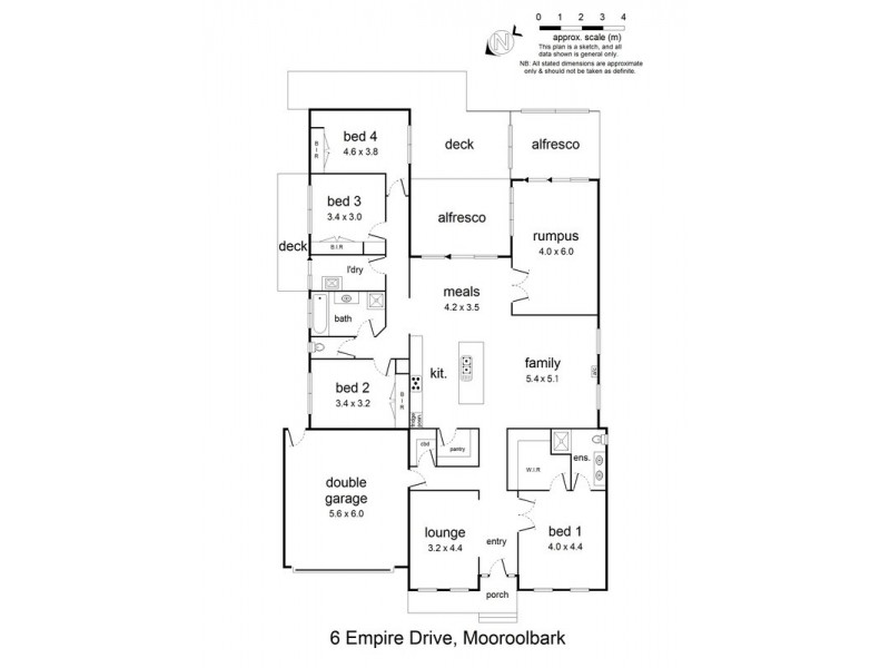 6 Empire Drive, Mooroolbark VIC 3138 Floorplan