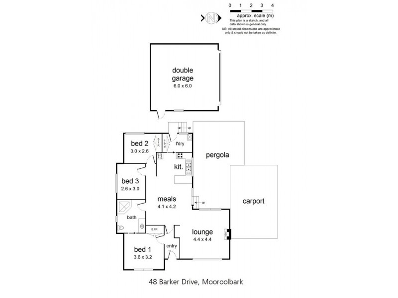 48 Barker Drive, Mooroolbark VIC 3138 Floorplan