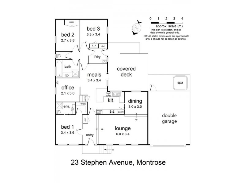 23 Stephen Avenue, Montrose VIC 3765 Floorplan