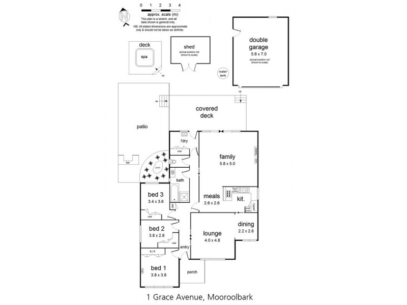 1 Grace Avenue, Mooroolbark VIC 3138 Floorplan
