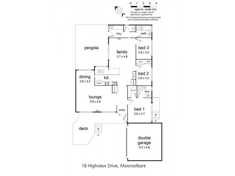 18 Highview Drive, Mooroolbark VIC 3138 Floorplan