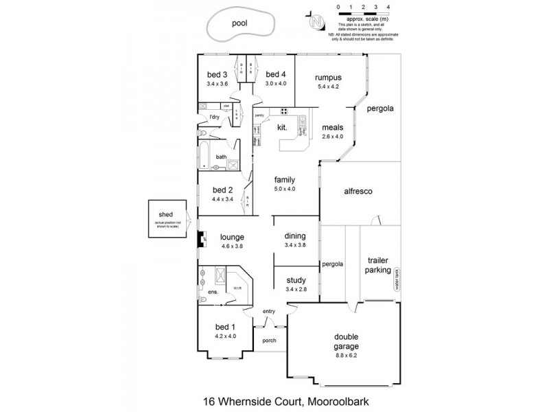 16 Whernside Court, Mooroolbark VIC 3138 Floorplan