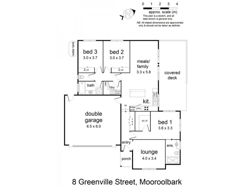 8 Greenville Street, Mooroolbark VIC 3138 Floorplan