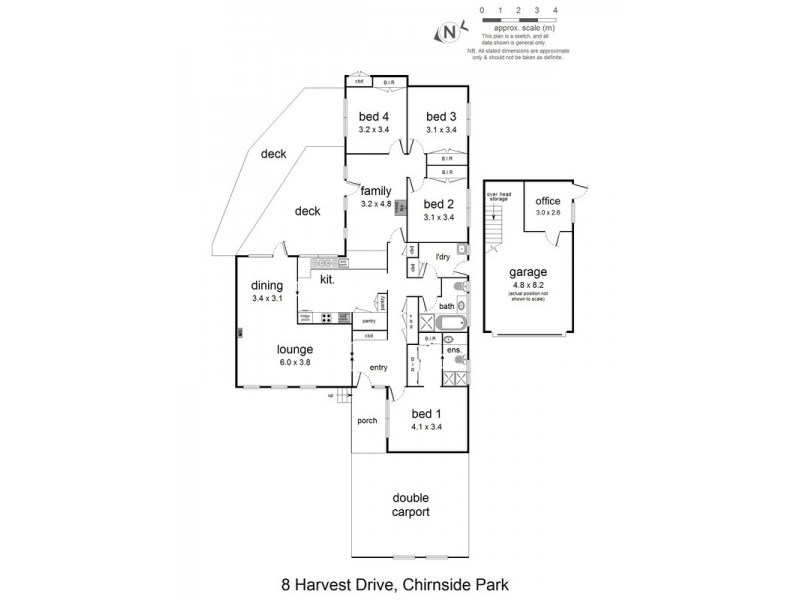 8 Harvest Drive, Chirnside Park VIC 3116 Floorplan